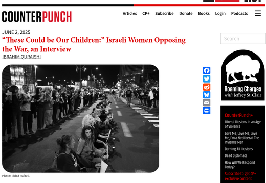 CounterPunch, June 2nd 25