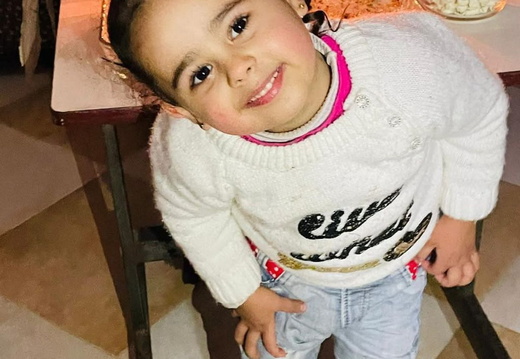‎14.7.25‏ אל מוואסי: מירא נוואג׳הה, בת 4