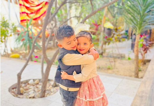 ‎28.10.25‏ נוסייראת: התאומים שאם ויחיא אמין אבו דלאל