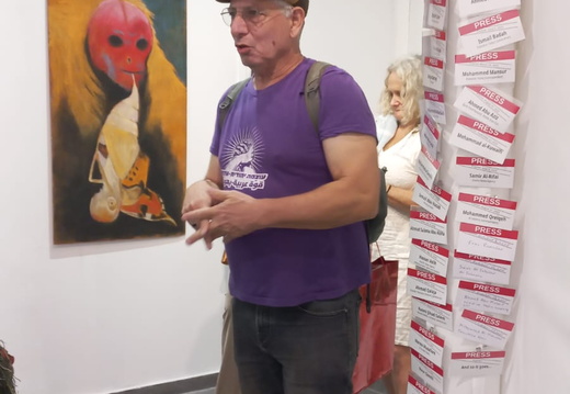 Nimrod at the gallery talk